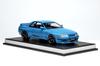 FREESTYLE MOTORHELIX Scale Nissan Skyline Customized Version Cyan Blue Finished Model MH029CB 1/18 GT-R (R32)