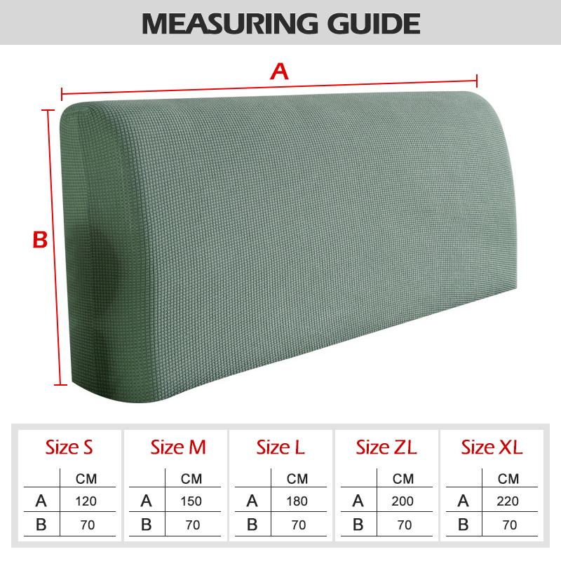 Elastische Bett Kopfabdeckungen Polar Fleece Rücken Schutz Stoff Für Zuhause Hotel Bankett Lange Rücken Stuhl Abdeckung