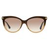 Women S Oval SunGlaSSeS Axelle  G 0mynq Brown Sand 56mm 0mynq