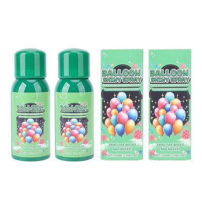 2pcs 100ml Balloon Shiny Spray High Gloss Balloon Spray for Weddings Birthdays and Holiday