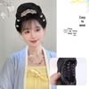 Ming Dynasty Hanfu Clip-in Hair Bun: Silk Wig for Ancient Costume Hairstyles