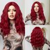 Alan Eaton Blonde Brown Ombre Synthetic Lace Front Wigs Long Curly 13x1 Lace Wig Women Natural Daily Fluffy Heat Resistant Fiber
