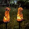 Landscape Lighting for Paths Solar Meerkat Garden Light, Outdoor Waterproof LED Light with Stake, Auto On/off Night Lights Cute Lamp Walkway Courtyard