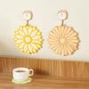 Posavasos De Silicona Con Diseño De Flores, Resistente Al Calor Y Antideslizante Para Mesa De Comedor