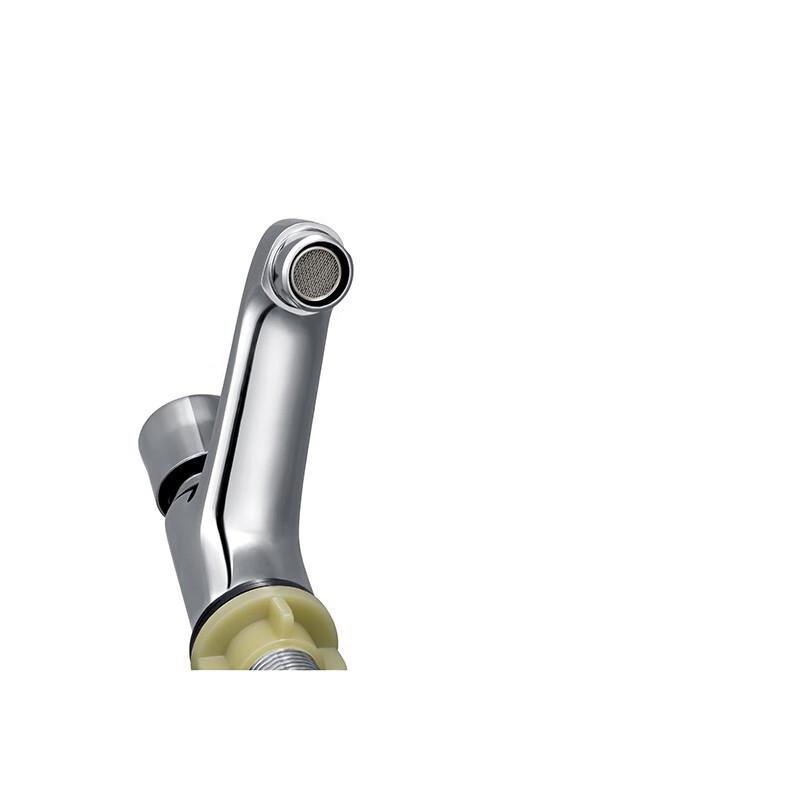 Chrome-Plated Time-Delay Basin Faucet