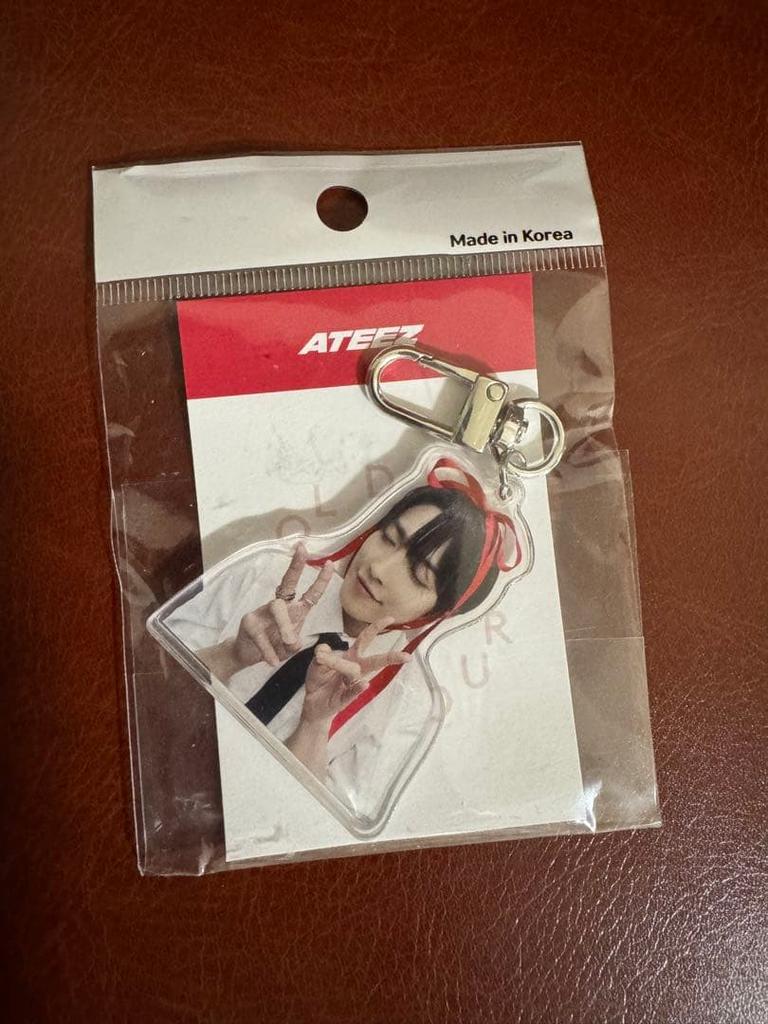 [USED] ATEEZ Acrylic Keychain Minirecord Bonus