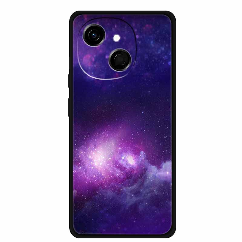 For Tecno Spark 40C Case Soft Black TPU Silicone Back Shockproof Cover for Tecno Spark40C 40 C Case Pop 10 Pro Butterfly Funda