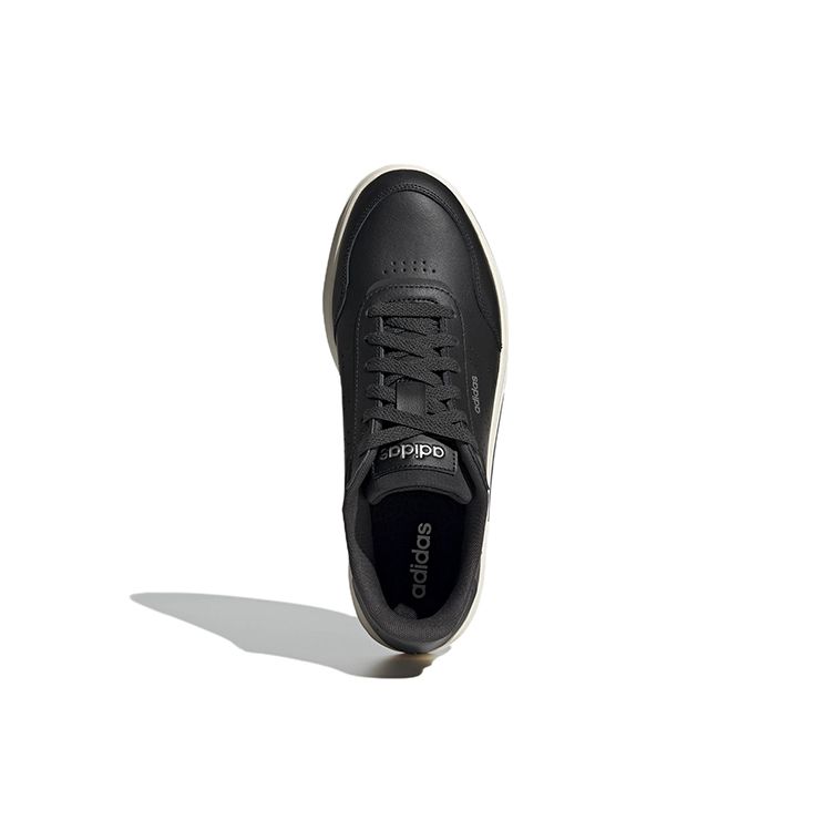 Adidas Neo Nova Court Courtphase Leather Casual Slip-Resistant Durable Lightweight Low-Top Skate Shoes Men Sneakers Black GX5948
