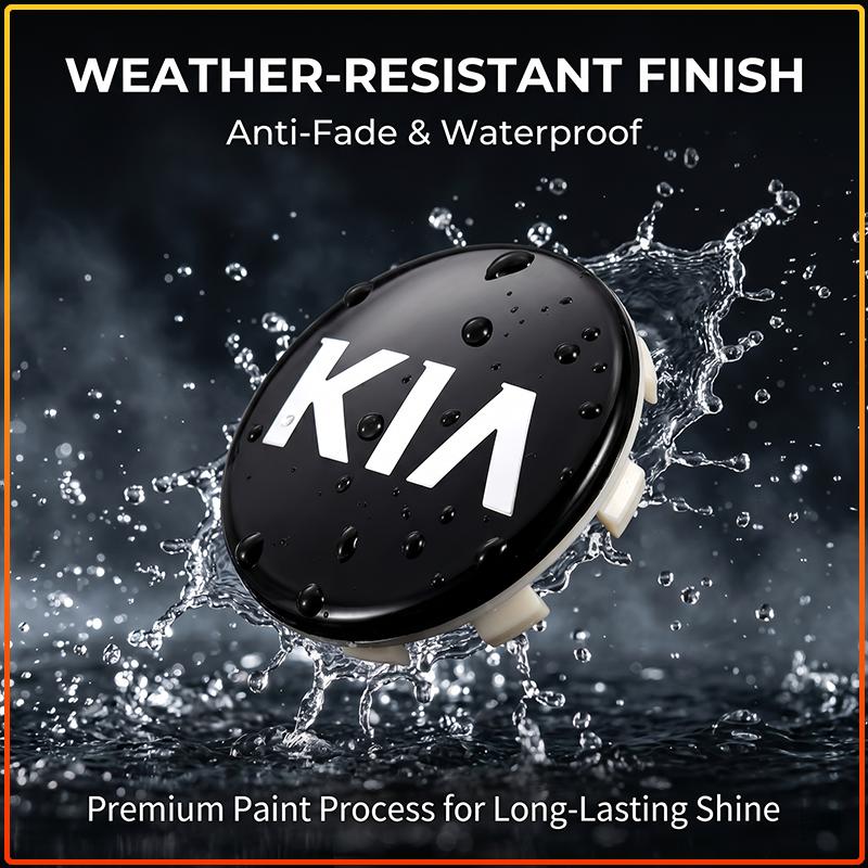 4 Bucăți 58MM Decal Embleme Jantă Anti-Rugină Capac Centru Roată Auto Rezistent la Zgârieturi Pentru KIA Sportage Rio Ceed Proceed Sorento Picanto Optima Niro