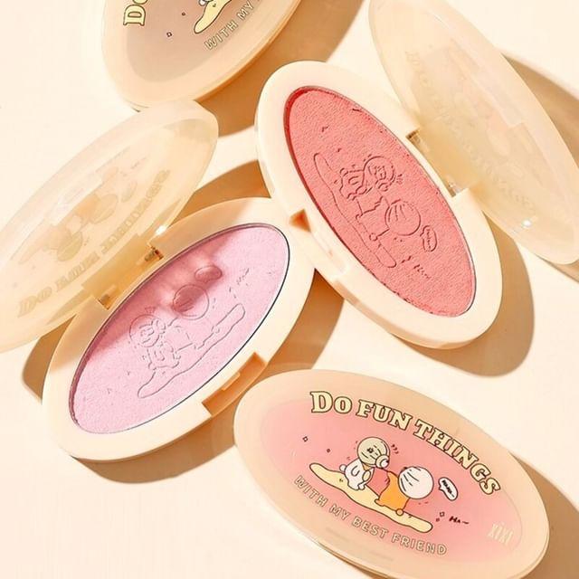 xixi - Retro Matte Bear Cheek Blusher - 4 Colors W4 Misty Cherry Slush - 3.8g