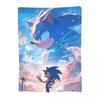 Shadows The Hed Gehog Print Blanket For Men Women Ultra Soft Throw S-Sonics Blankets for Sofa Multiple Sizes