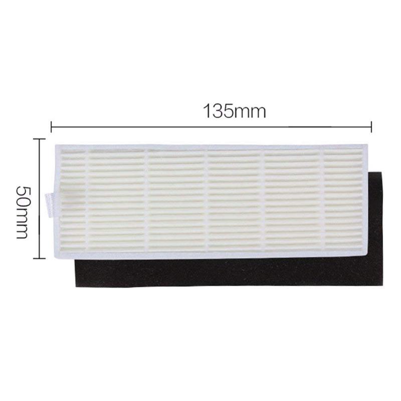 Seitenbürste HEPA-Filter Wischlappen Lappen für Osoji Dojosan 950 990 680 870 Ilife A6 A8 Staubsaugerteile Bürsten Reinigungsmopp