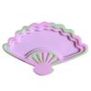 Stunning Folding Fan Shaped Desserts Mold Soft Silicone Molds DIY Fan Resin Casting Mould Wedding Gift Party Favor