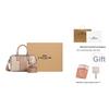 Coach Rowan 18 Logo Zip Closure Faux Leather Crossbody Shoulder Bag Small Women bags Milk-Tea CW331-SVPWH