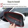 For Nissan Rogue - Qashqai J12  2024 Car Rearview Mirror Cover Door Side Mirror Cover Trim, With Turn Signal