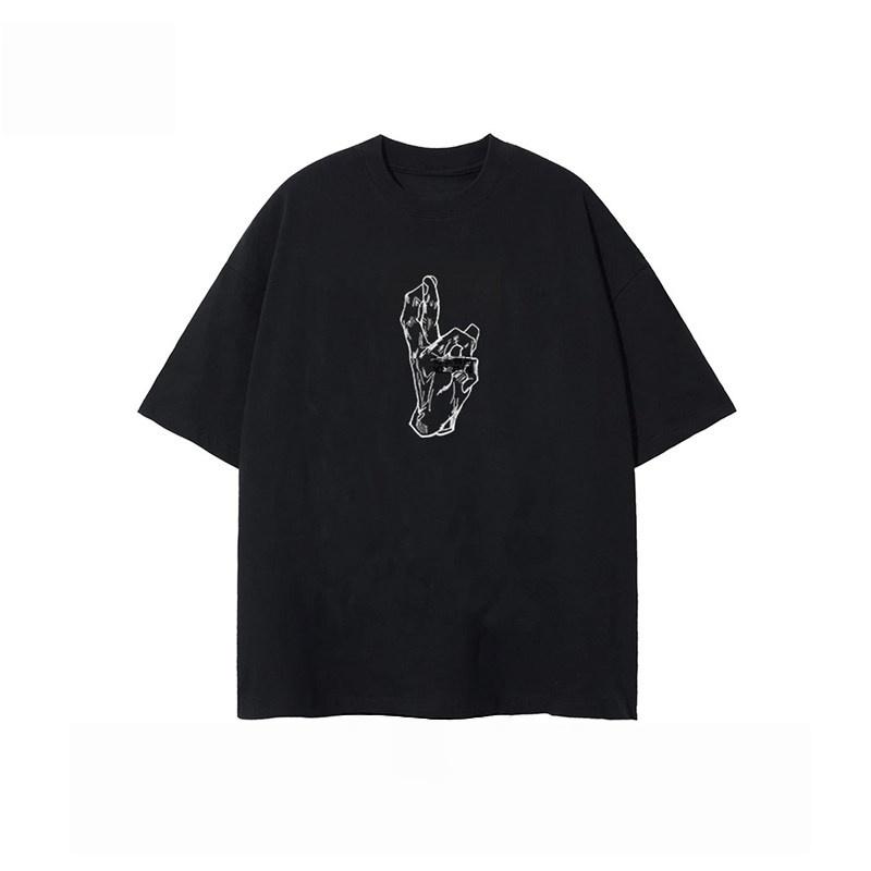 Vintage Chinese Ink Broken Dagger Vertical Text Print Tshirt Unisex Black Cotton Loose Oneck Casual Short Sleeve Graphic Tee