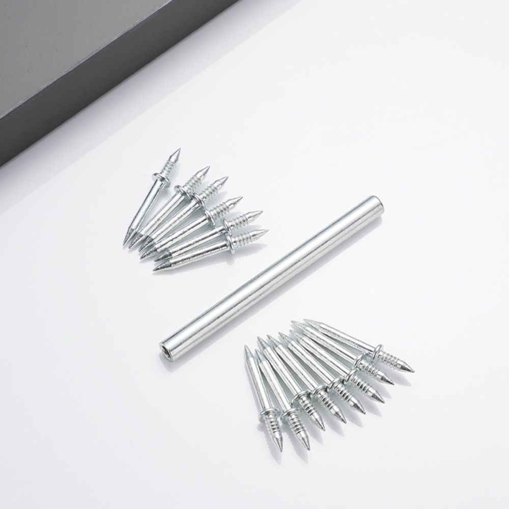 100 τεμ. Αόρατη Βίδα Ασφαλείας Σοβατεπί Νήμα Αόρατο Καρφί Σοβατεπί από Μασίφ Ξύλο