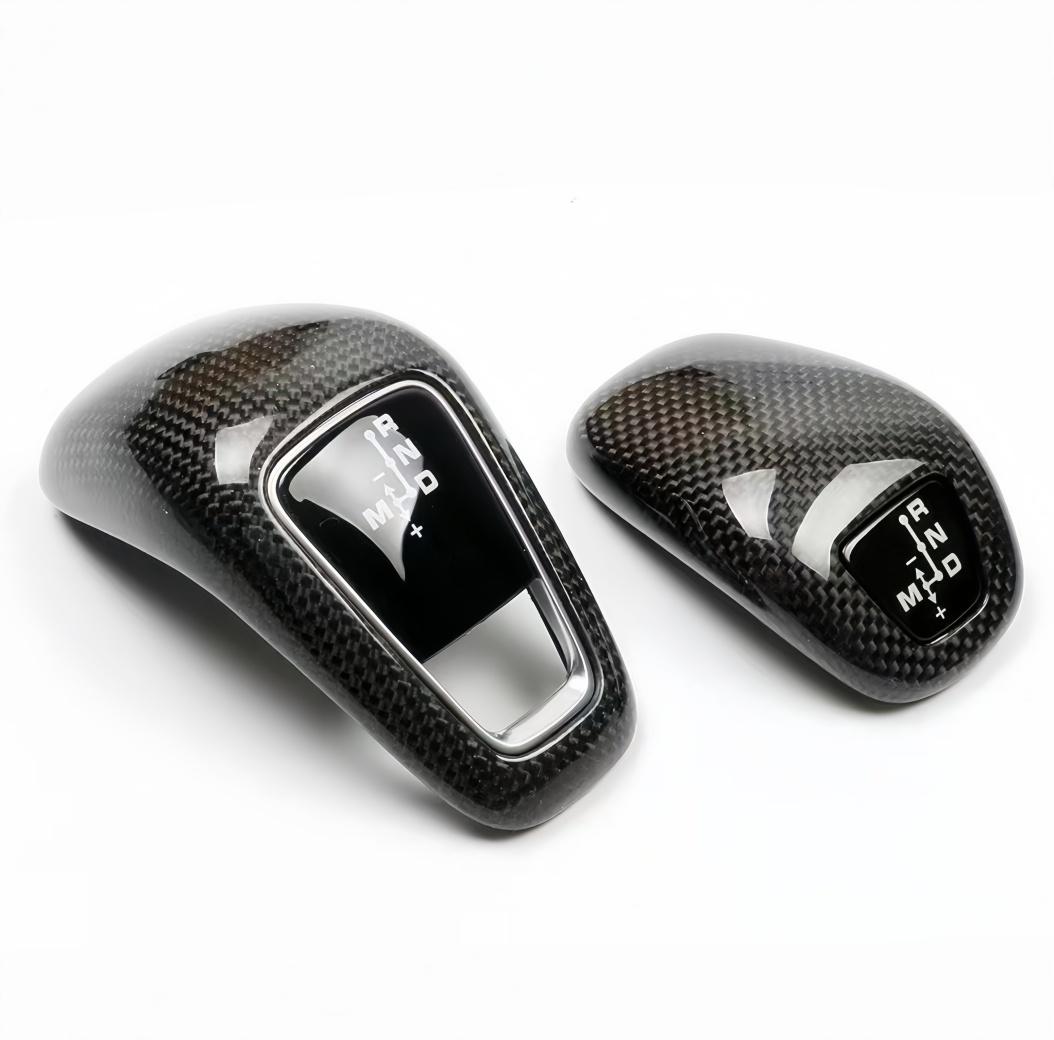 For Porsche Cayenne/Panamera Upgraded Carbon Fiber Gear Lever Cover, Suitable for 971/9YA 1&For 18-23 Cayenne чёрный