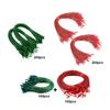 Christmas Hooks with Snap Fastener Hanging Ornament Strings Durable Polyester Ropes for Christmas Tree Decoration