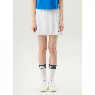 Women S pLeated Modified Skirt With LeggingS Wht   qq122tSk