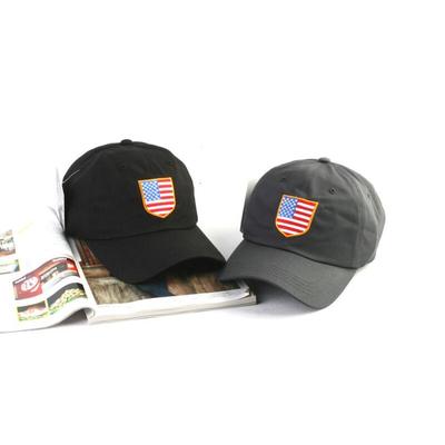 Oversized American Flag Patch Men's and Women's Ball Cap Casual Hat