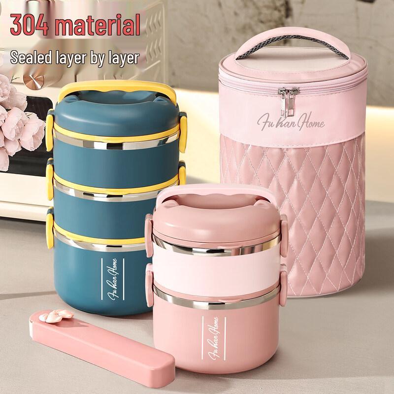 Stainless Steel Portable Thermal Lunch Box