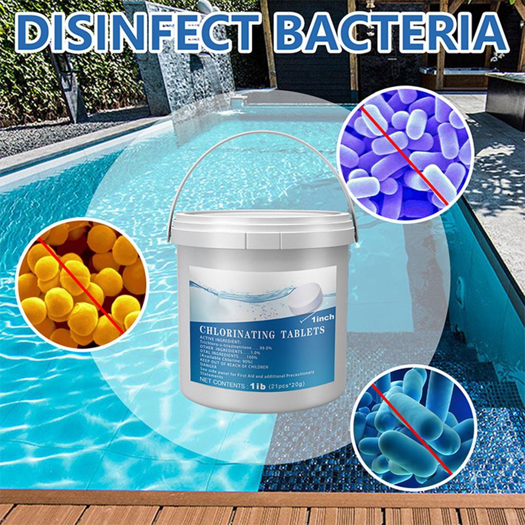 Tablets For Cleaning Swimming Pools Are Used In Swimming Pool Water Buckets,1 Pound