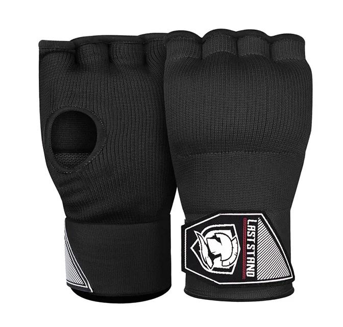 1 Pair Boxing Hand Wraps Inner Half Finger Gel Boxing Gloves With Long Wrist Strap for Unisex Karate Equipment Protective Gloves