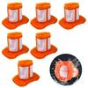 6Pieces Multifunctional Plastic Filter Set Wet Dry Vacuum Filter Repair Part Suitable for Home Everyday Cleaning Use