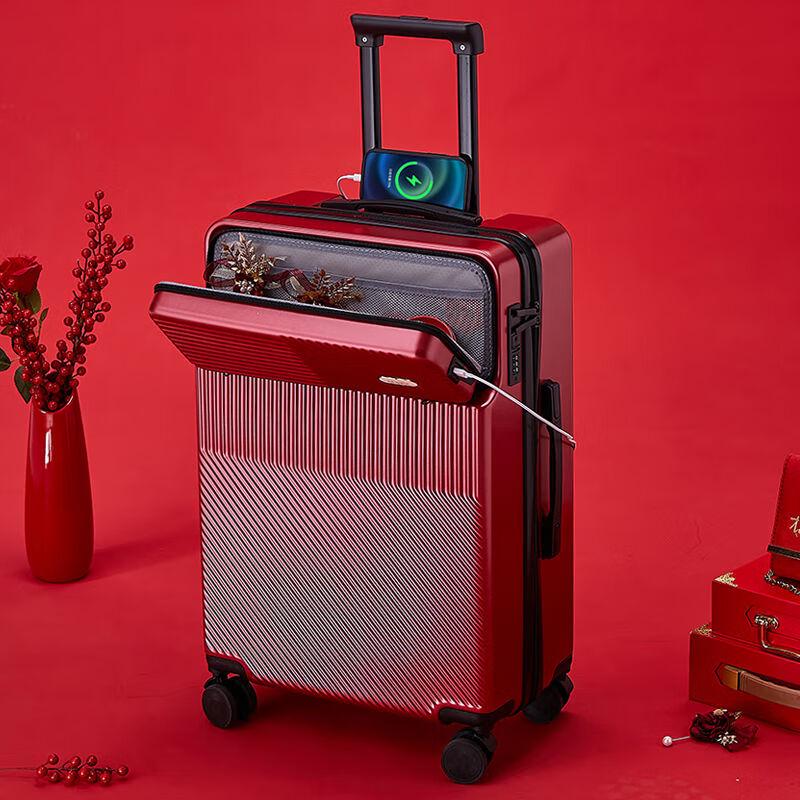 Yilan Festive Red Wedding Dowry Luggage Set