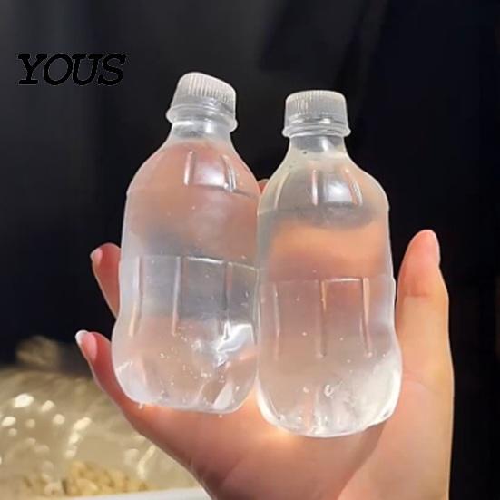 Compact Stress Reducer Simulated Water Bottle Squeeze Toy, TPR Stretchable Relief Fidget, Mini Tactile Sensory Toy Decompression for Anxiety,