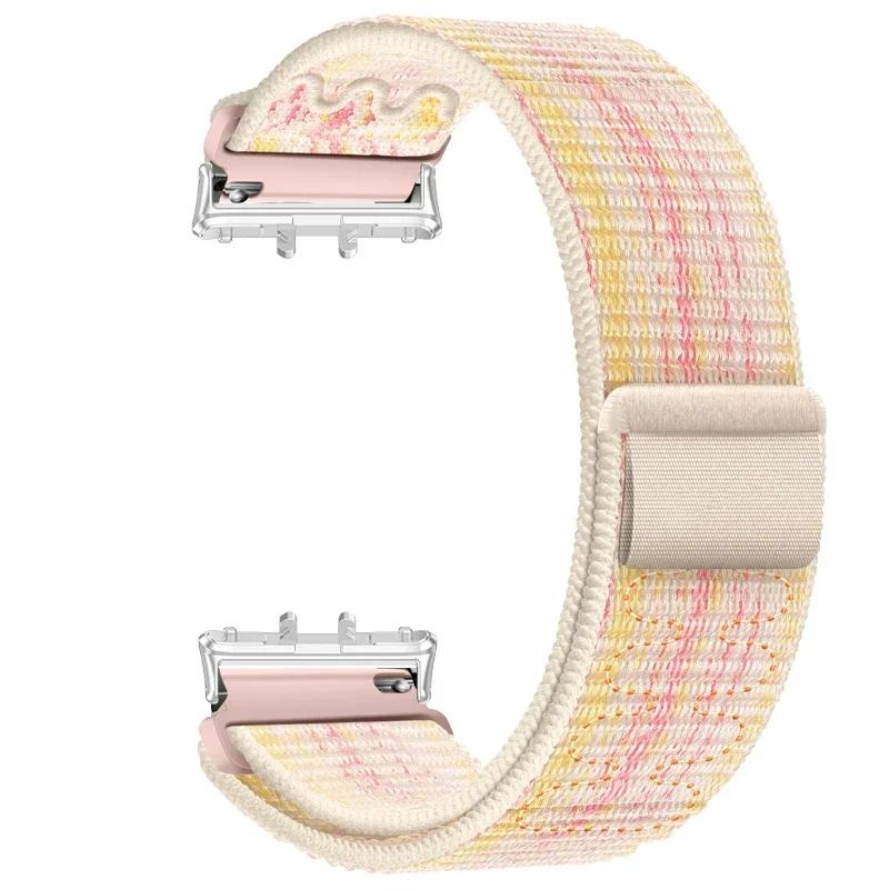 Nylon Loop Strap for Samsung Galaxy Fit 3 Adjustable Elastic Bracelet Watchband for iWatch Samsung Galaxy Fit3 Band Accessories