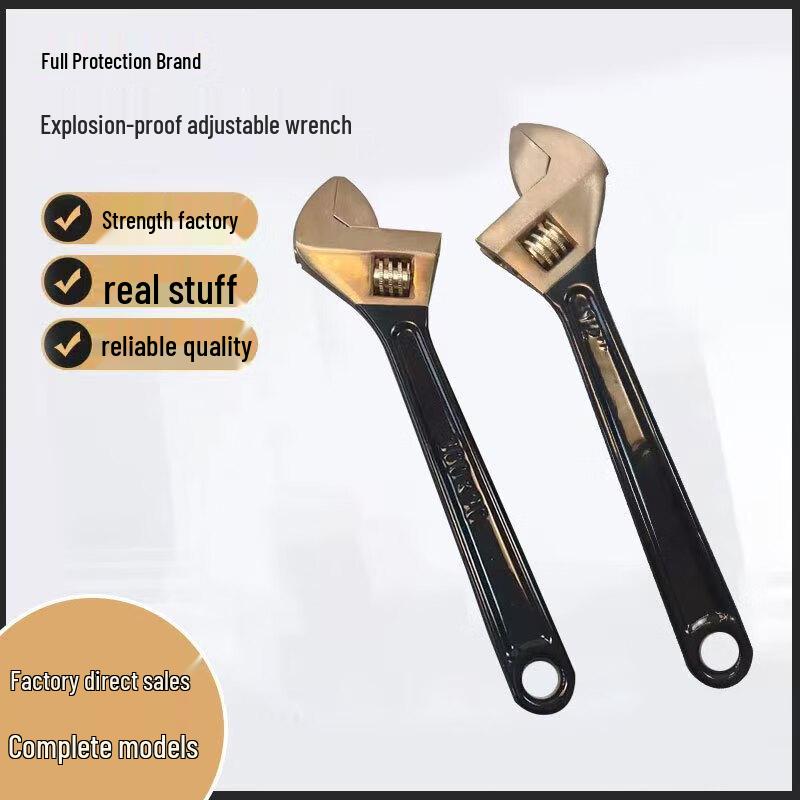 Non-sparking Bronze Adjustable Wrench