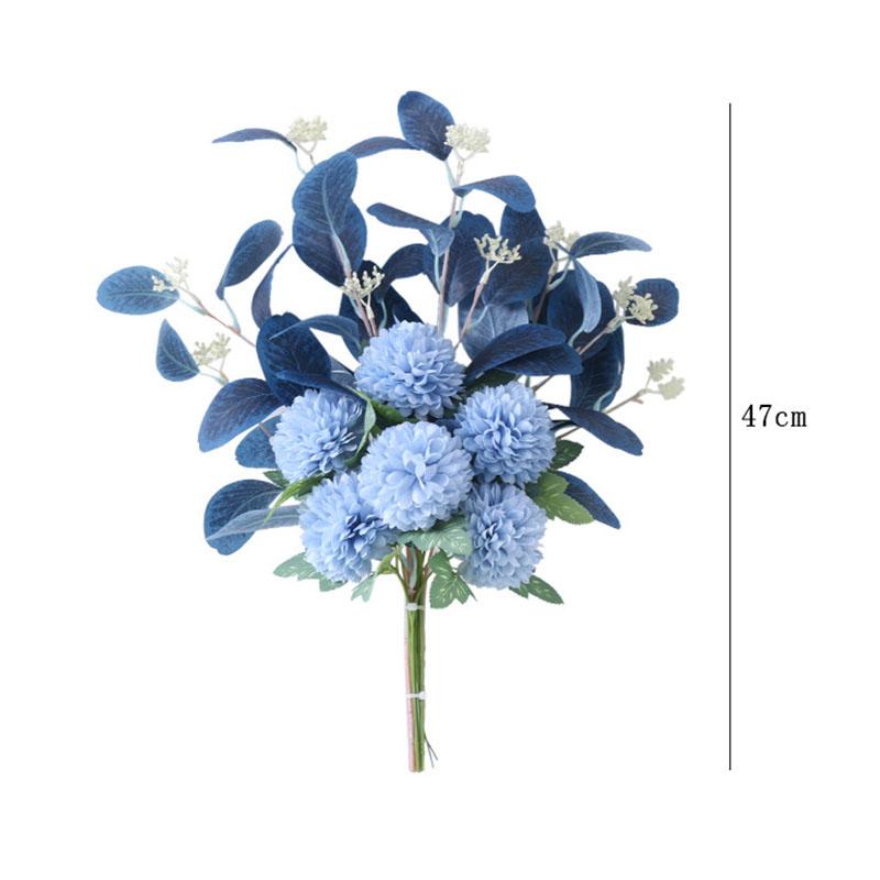 Nordic Artificial Silk Flowers Bridal Shower Wedding Anemone Bouquet Home Party Table Decoration Fake Flower Plant DIY Srapbook