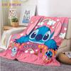 Steek Stekensteek Plaid Deken Bank Quilt Cover Reis Beddengoed Outlet Plaid Flanellen Deken Sprei