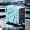 150W Gallium Nitride Multi-Port Fast Charger for Apple, Android, Huawei