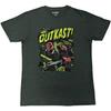 Outkast ATLiens T-Shirt Green New Unisex T-Shirt