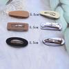 Set of 10 Beige Geometric BB Hair Clips: Versatile Style for Kids