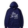 Autumn Winter YES I'MCOLD Letter Logo Print Saint Hoodie Hooded Men Women Couple Casual Gray Black Oversized Pullovers
