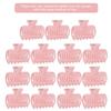 15Pcs Set Curler Clip Hair Roller Fixing Clamp Holding Section Claw Hairdressing ToolPink