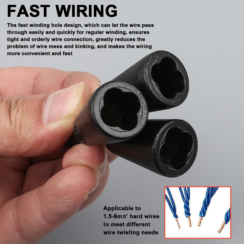 Electrician Wiring Connector Terminal Quick Connector Automatic Wire Twisters Power Drill Drive