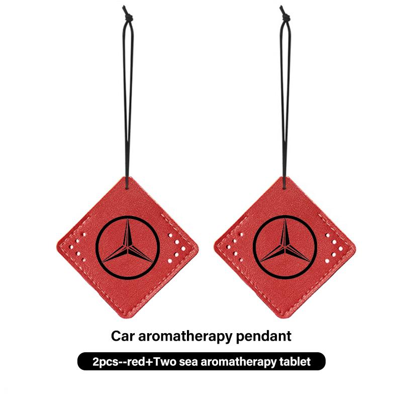AABIB1 For Benz Car Emblems Interior Pendant Aromatherapy Deodorant Sachet Air Freshener AMG Exclusive W204 W222 W205 W203 W213 W124