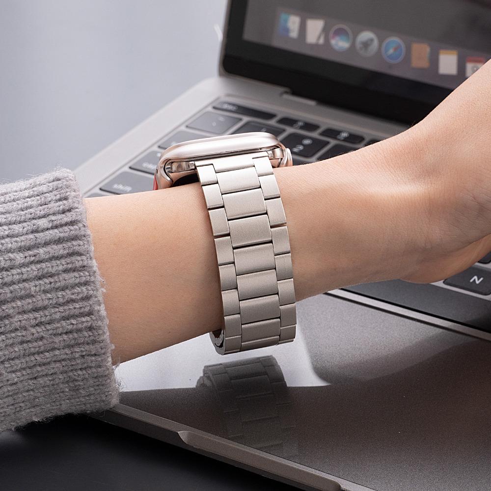 Stainless Steel Strap for Apple Watch Series 10 46mm 42mm Ultra 49mm 45mm 44mm 41mm Magnetic Watch Band for Iwatch 9 7 8 5 6 SE