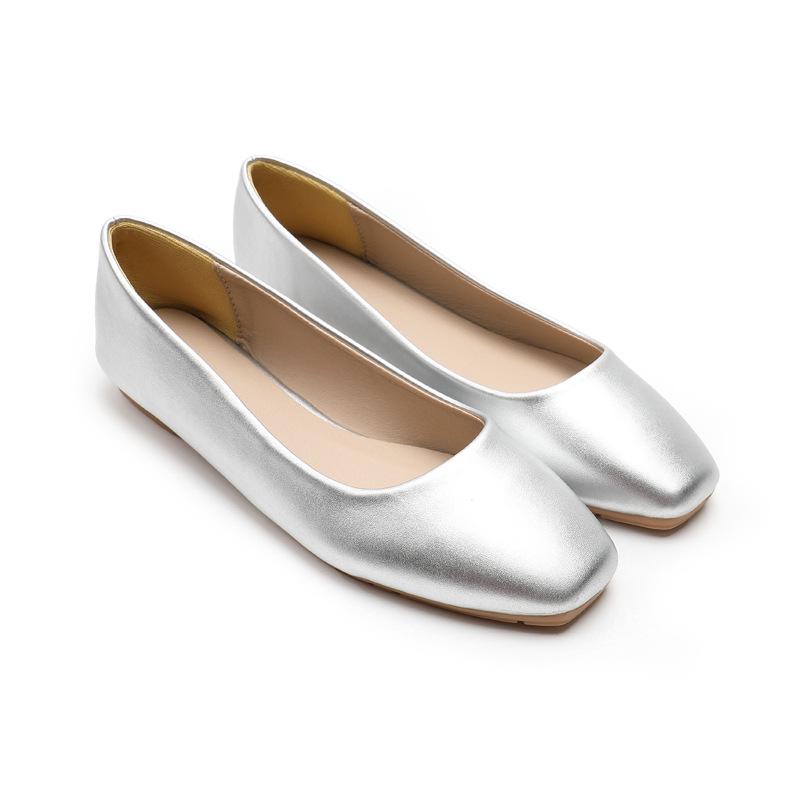 Fashion Luxury 2024 New Women's Soft Sole Comfortable Flat Shoes Spring and Autumn Leisure Wear resistant Mom's Shoes Size 34-43