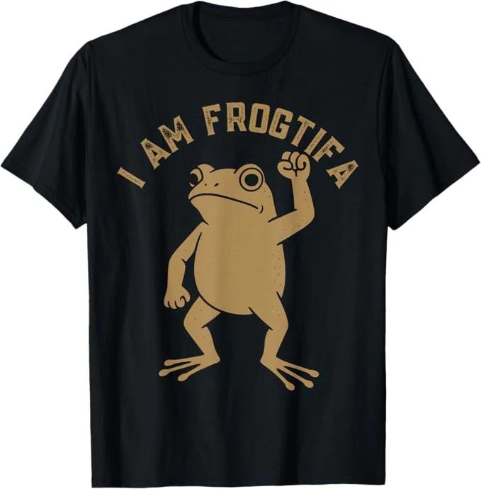 I Am Frogtifa Funny Frog Saying Meme Quote T-Shirt L