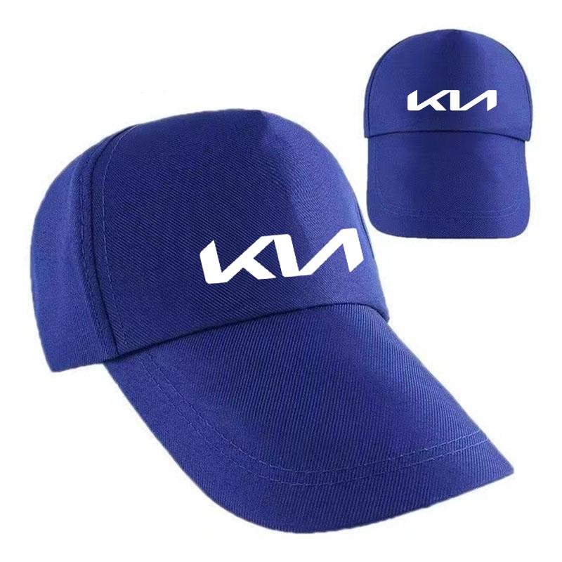 2026 Heißer Autoaufkleber Baseballkappe Sportkappe Einfarbige Sonnenkappe Lässige Mode Outdoor Hip Hop Mützen Für KIA RIO 2 3 4 5 Xline x