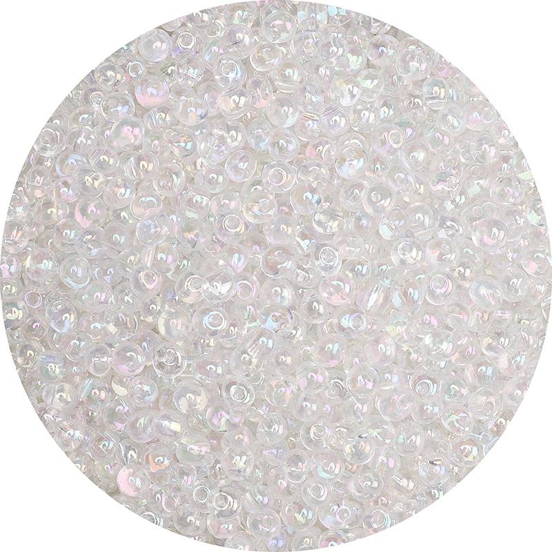 4mm Water Drop Colorful Glass Millet Beads Handmade Diy Jewelry Materials Loose Beads Accessories Package Hanging Necklace Strings Beads Nice Beads