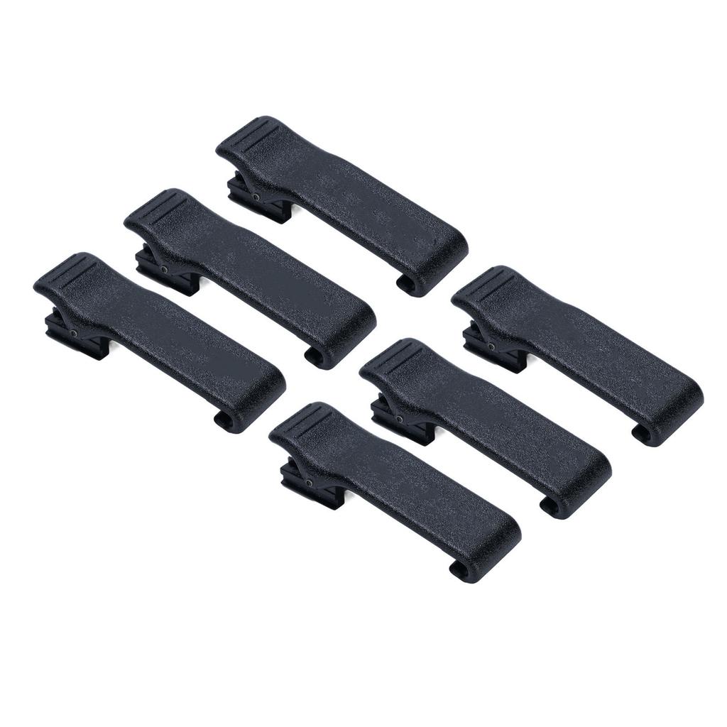 6pcs Radio Belt Clip Replacement Heavy Duty Plastic for GP88 GP88S GP2000 GP300 LTS2000 GTX800