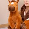 Adorable Horse Plush Toys Decorative Anti-fade Increase Vitality Horse Stuffed Doll for Kids