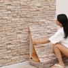 70cm*1m  3D Brick Pattern Wall Panels Wallpaper DIY Waterproof for Living Room Bedroom Kitchen Background Wall Decoration